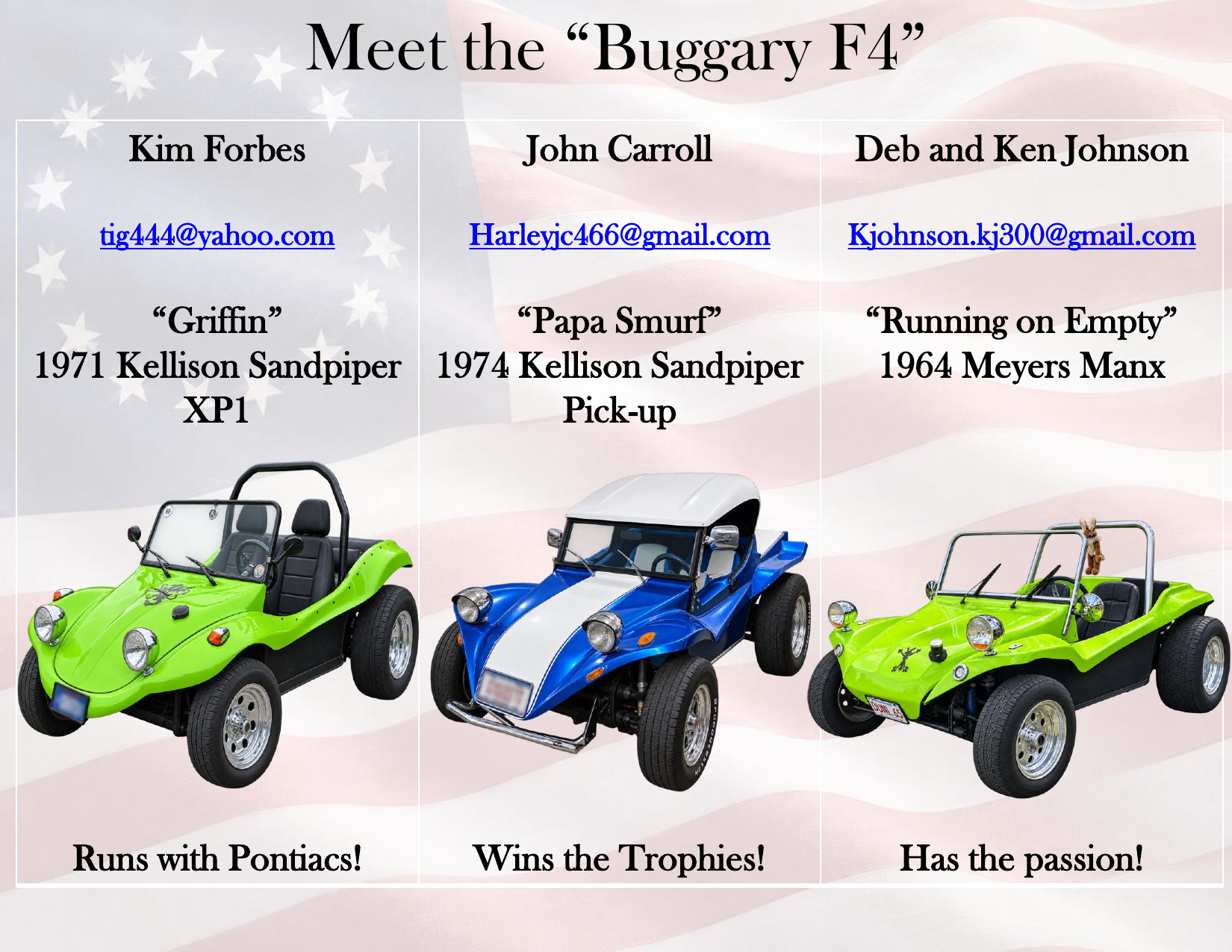 Meet the Buggary F4
